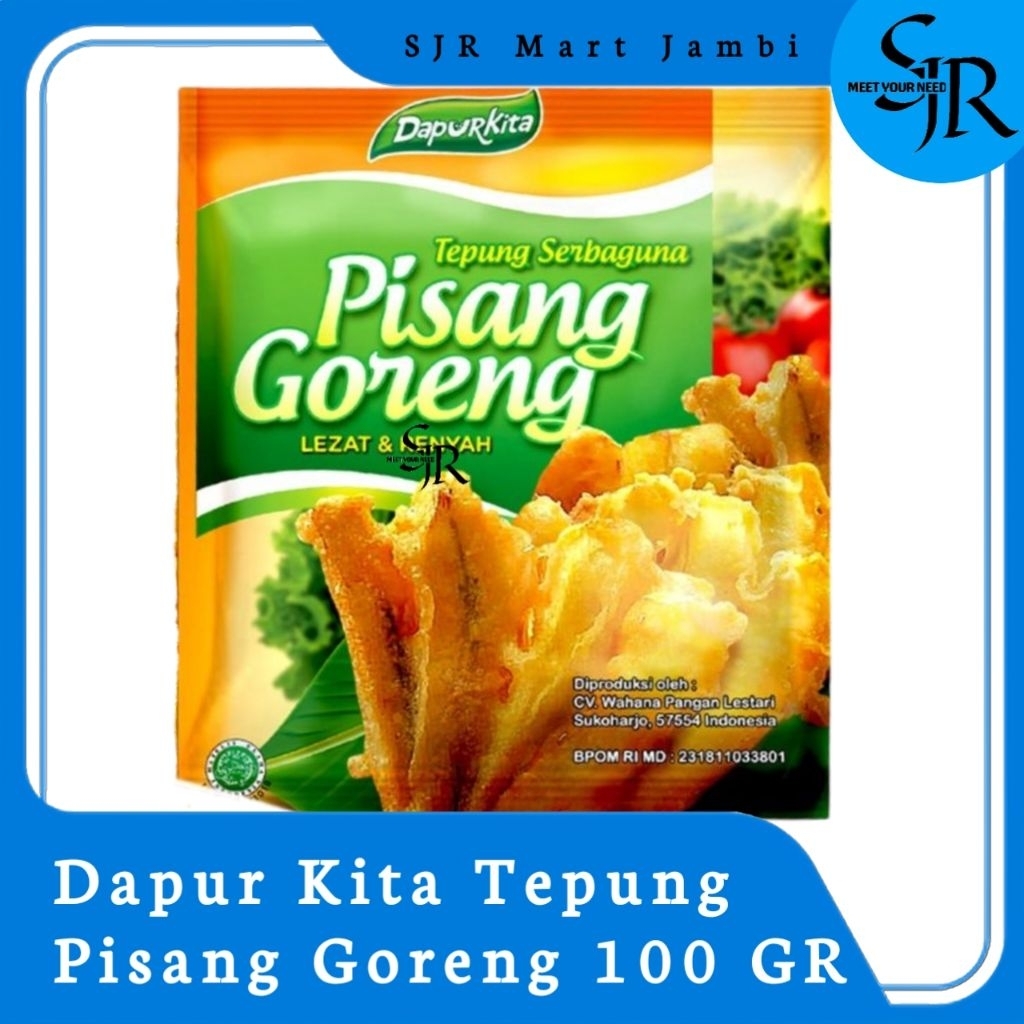 

Dapur Kita - Tepung Pisang Goreng | Kemasan 100gr