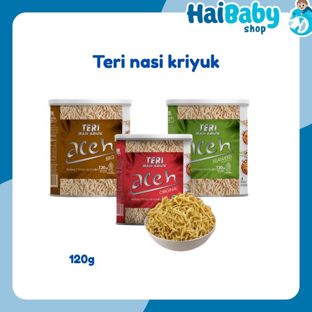 

Teri Nasi Kriuk Aceh 120g-40g – Snack BBQ | Cemilan Kaleng Komposit Halal, Renyah, Praktis, Cepat Saji & Gurih | Aceh Food