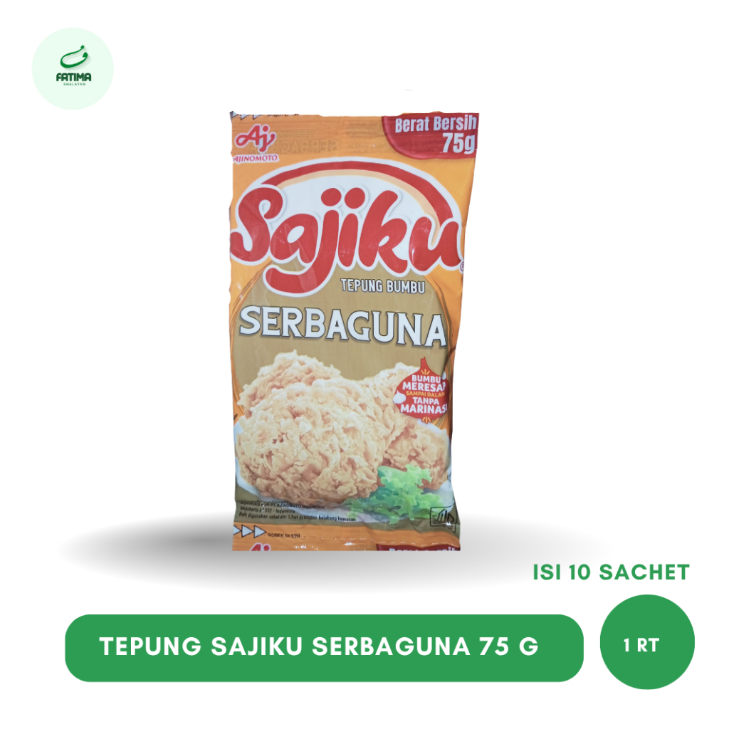 

SAJIKU TEPUNG BUMBU SERBAGUNA 75G / TEPUNG BUMBU