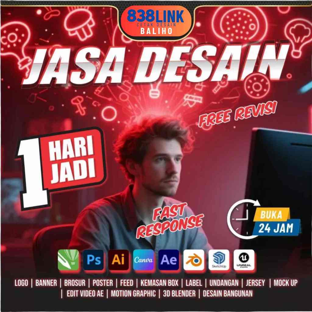 Jasa Desain Banner, Spanduk, Kemasan, Sosial Media Unik dan Profesional