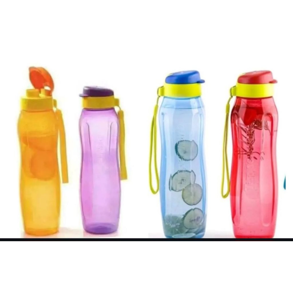 Tupperware Slim Eco Bottle 1 ltr ready 4 warna