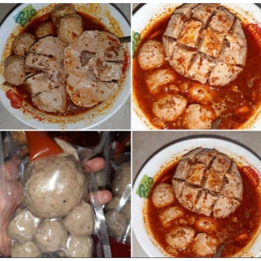 

Bakso ikan jumbo isi mercon // Bakso ikan jumbo isi jando (tetelan) // Frozen food bakso ikan halal