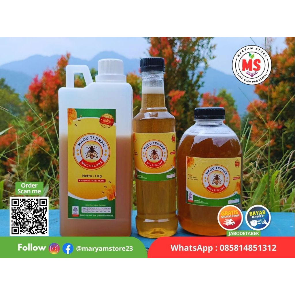 

PROMO MADU TERNAK MULTIFLORA # MADU MURNI 100% TANPA CAMPURAN
