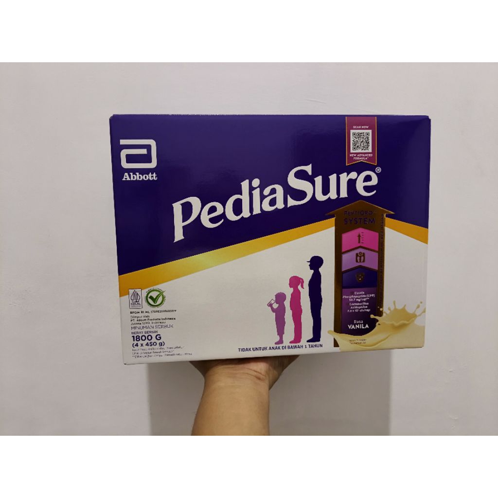 

Pediasure Nutrisi Pertumbuhan (1-10 thn) Rasa Vanilla 1800 gram