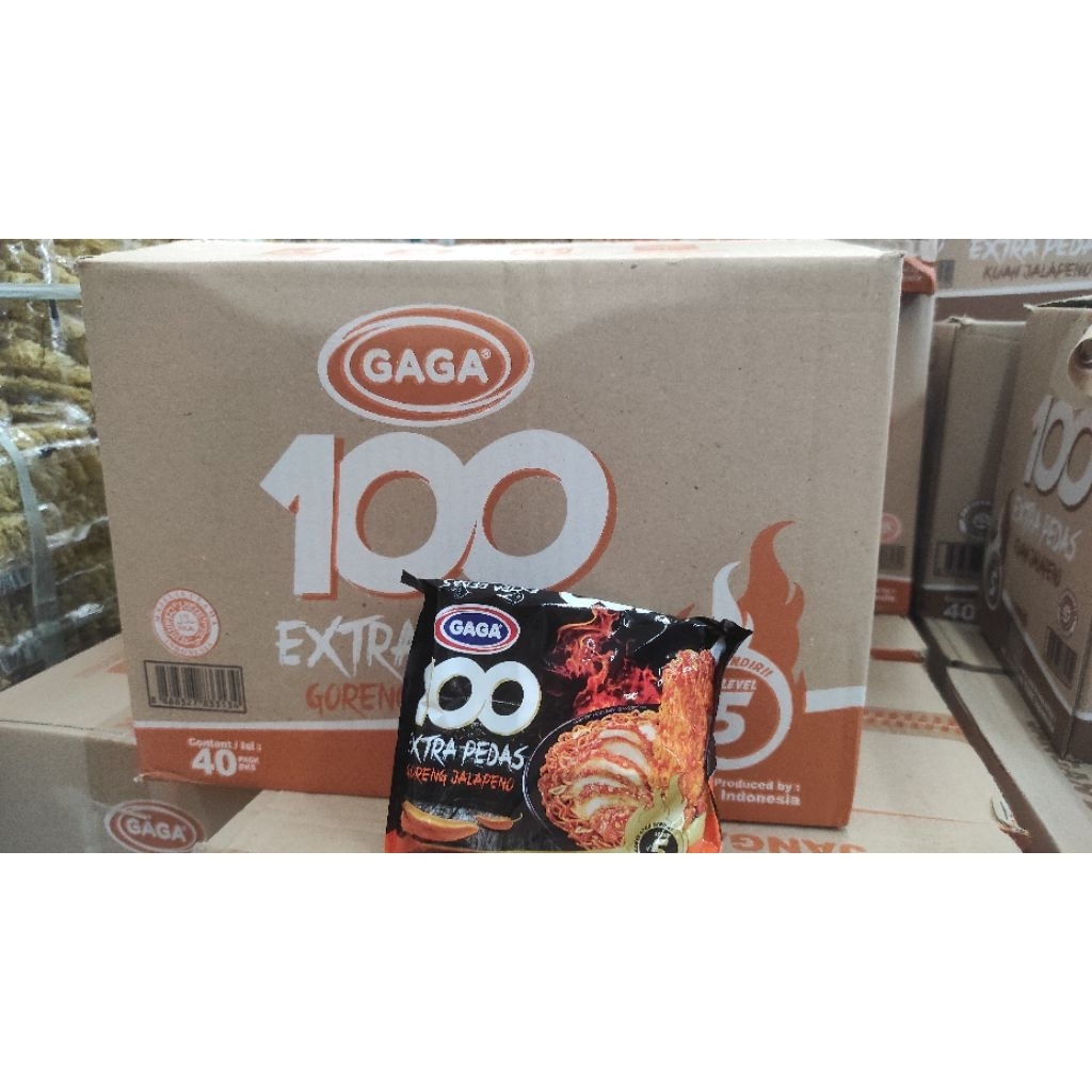

MIE GAGA 100 EXTRA PEDAS 85g 1dus (@40 pcs)