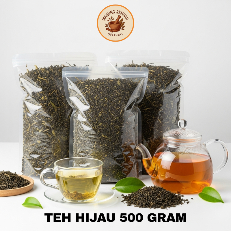 

Teh Hijau 500 Gram Anti Oksidan Pelangsing, Detox dan Menyehatkan - Warung Rempah Official
