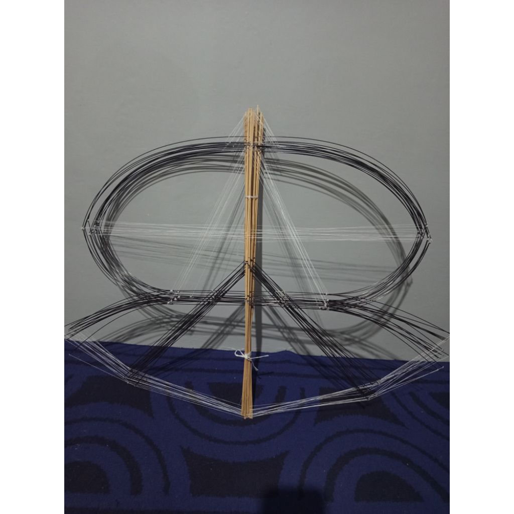 kerangka layangan papiran / rangka layangan viral