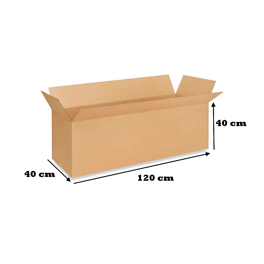 

Kardus Box Jumbo - Polos - Double Wall - 120cm x 40cm x 40cm