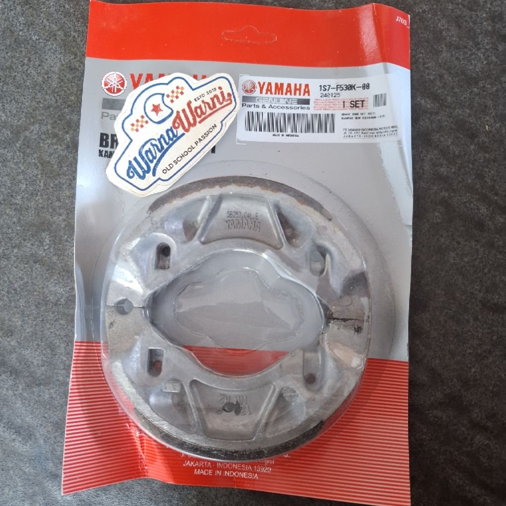 Kampas rem belakang jupiter MX old lama | 1S7-F530K-00
