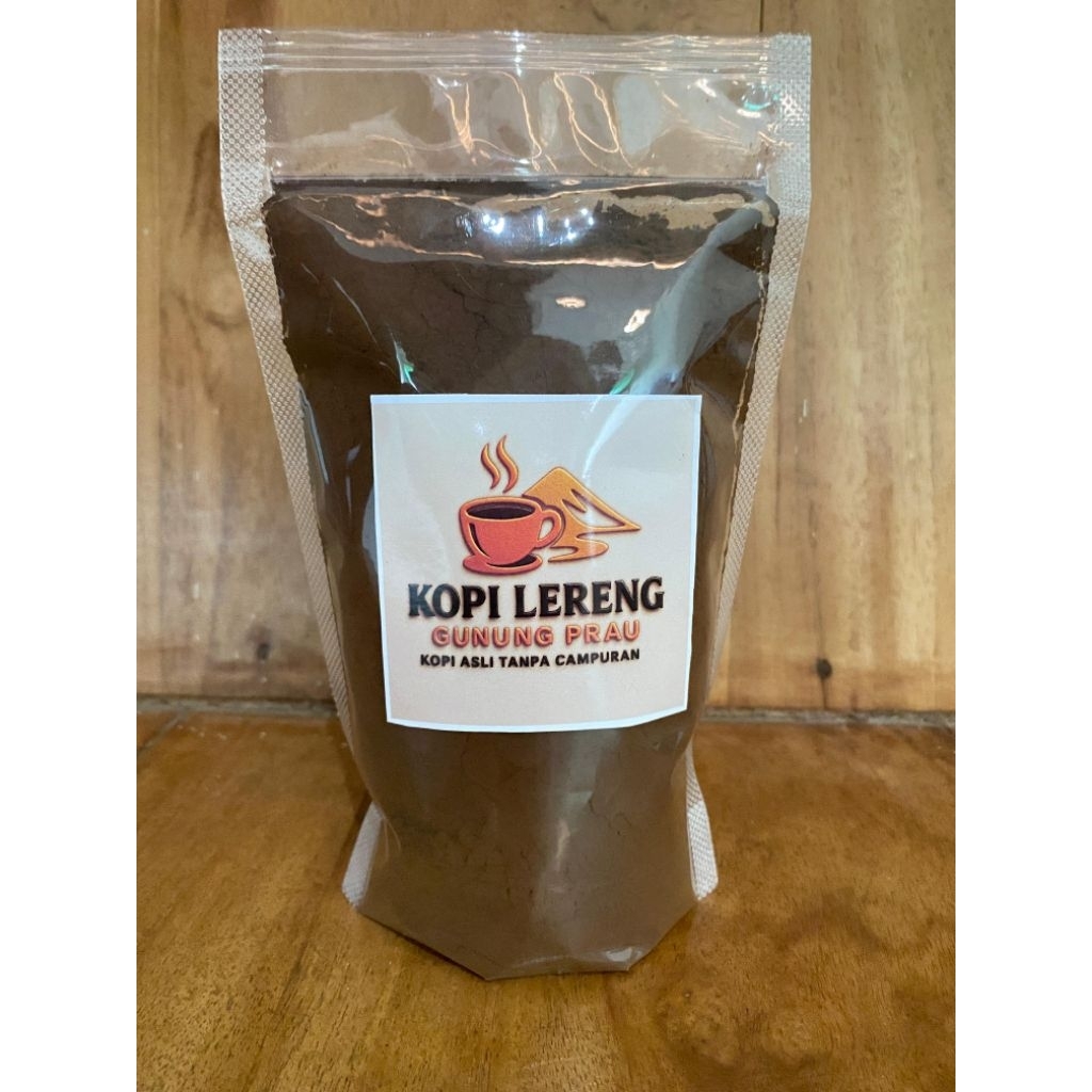 

Kopi bubuk kopi Lanang (Peaberry) LERENG GUNUNG PRAU 100% kopi murni 100gram