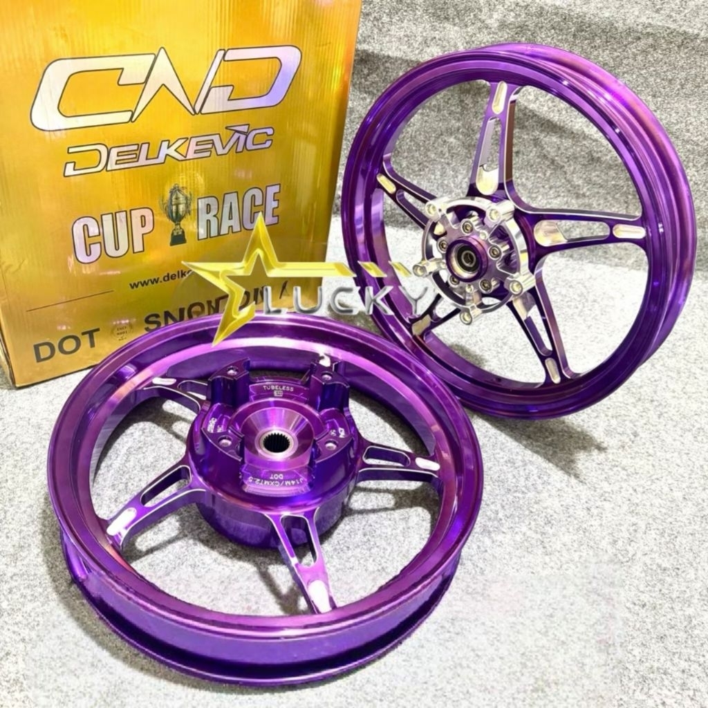 VELG DND DELKEVIC K SPEED BINTANG LAUT PCX 160 ABS/PCX 160 CBS RING 14 VELG RACING BINTANG LAUT K SP