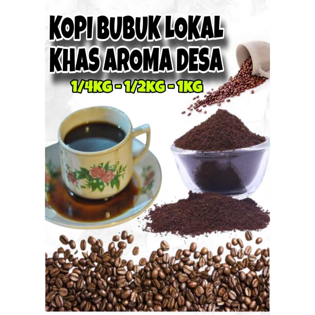 

KOPI BUBUK GILING AROMAH KHAS DESA // KOPI TUBRUK WARKOP GIRAS // TERMURAH DAN PALING ENAK