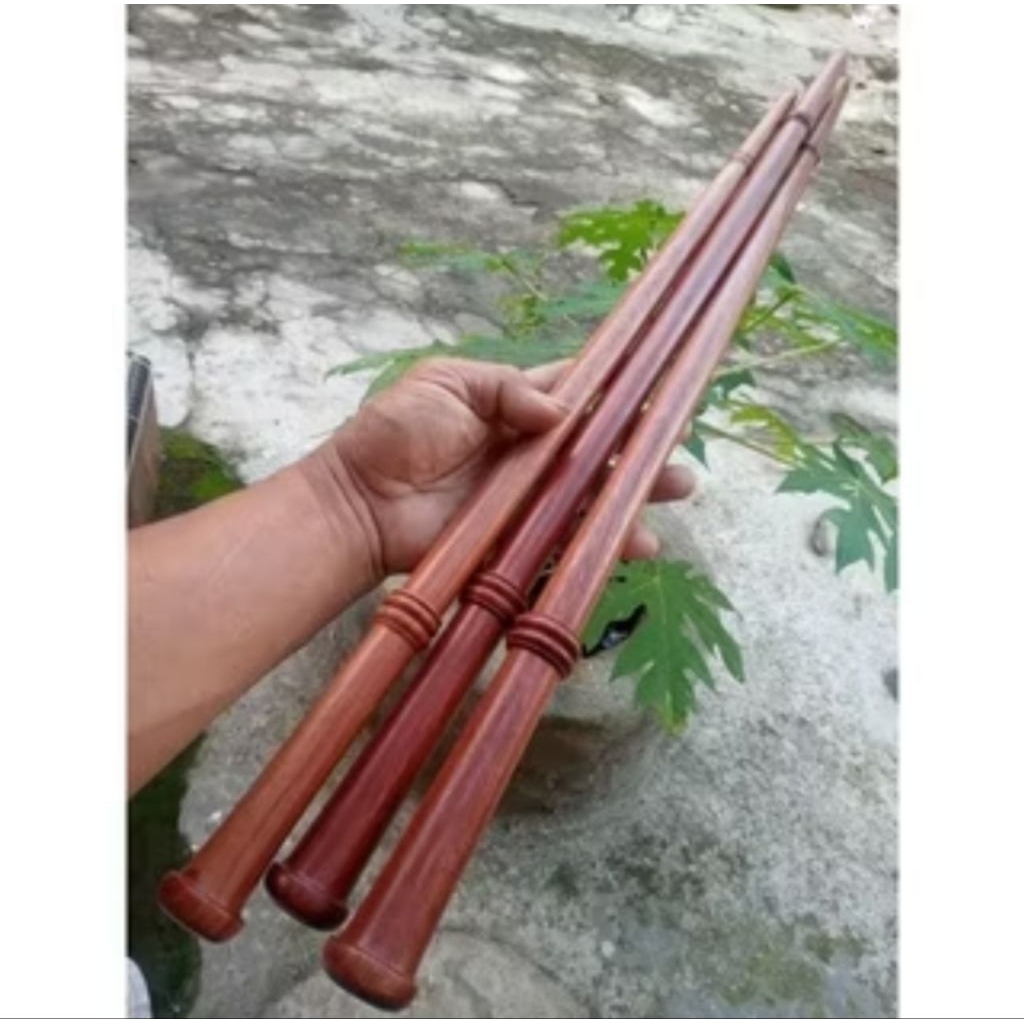 Tongkat komando bahan kayu nagasari original