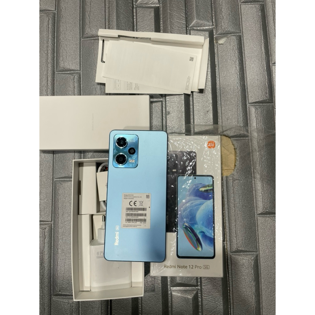 Xiaomi redmi note 12 pro 5g 8/256gb | Redminote 12 pro 5g bekas second garansi resmi murah