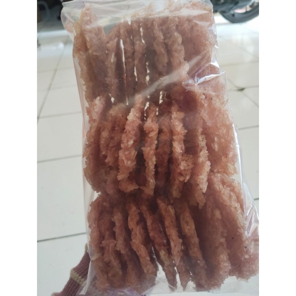 

Renginang mentah terasi