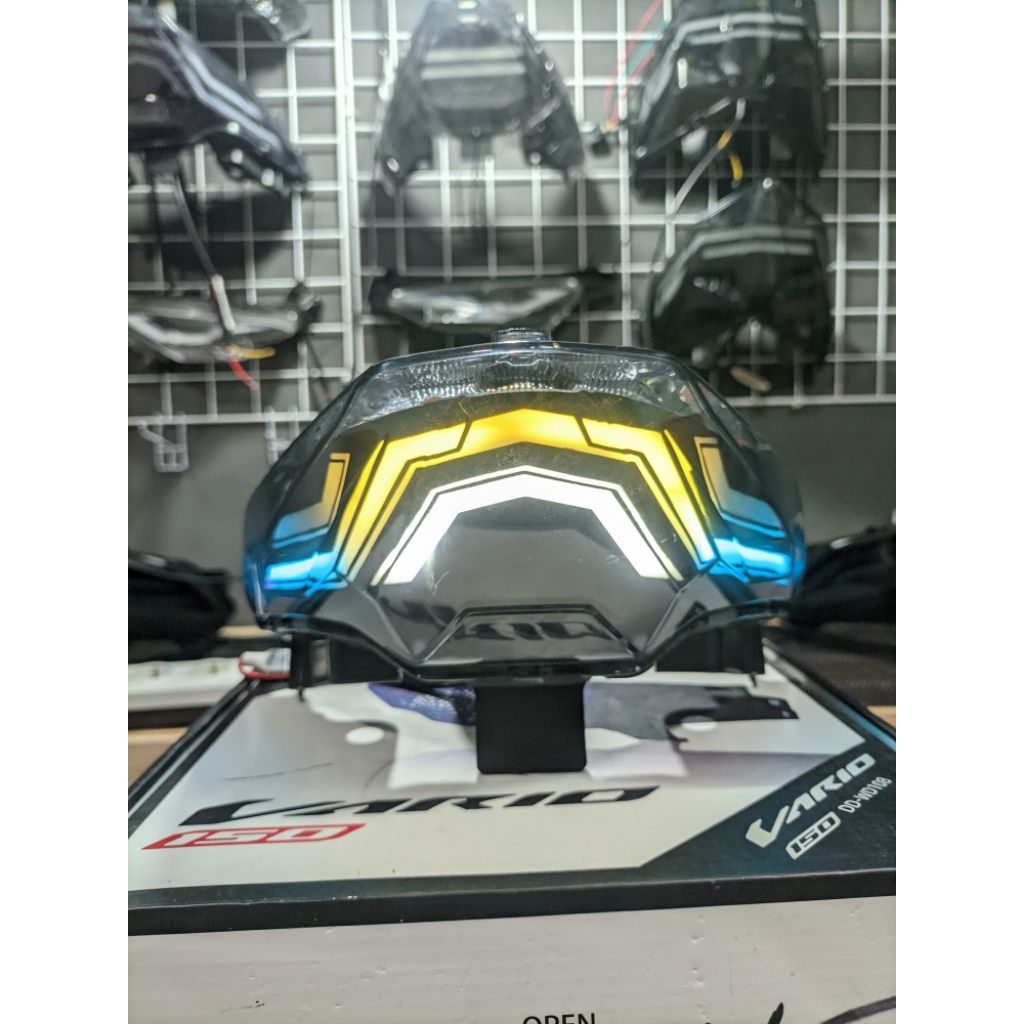 STOPLAMP LAZY BEAT DELUXE GEN 1 RGB LAMPU BELAKANG BEAT LAZY BEAT LAMPU VARIASI BEAT