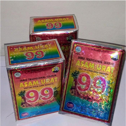 Jamu Asam Urat 99 Serbuk Original - isi 30 Sachet