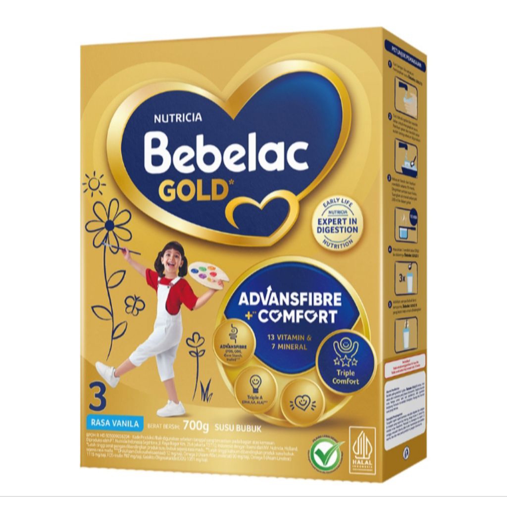 

Bebelac Gold 3 Vanila 700gr murah exp 2027