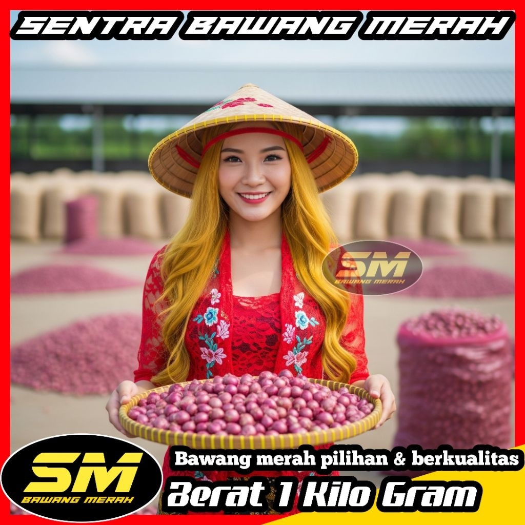 

BAWANG MERAH 1 KG NGANJUK MURAH