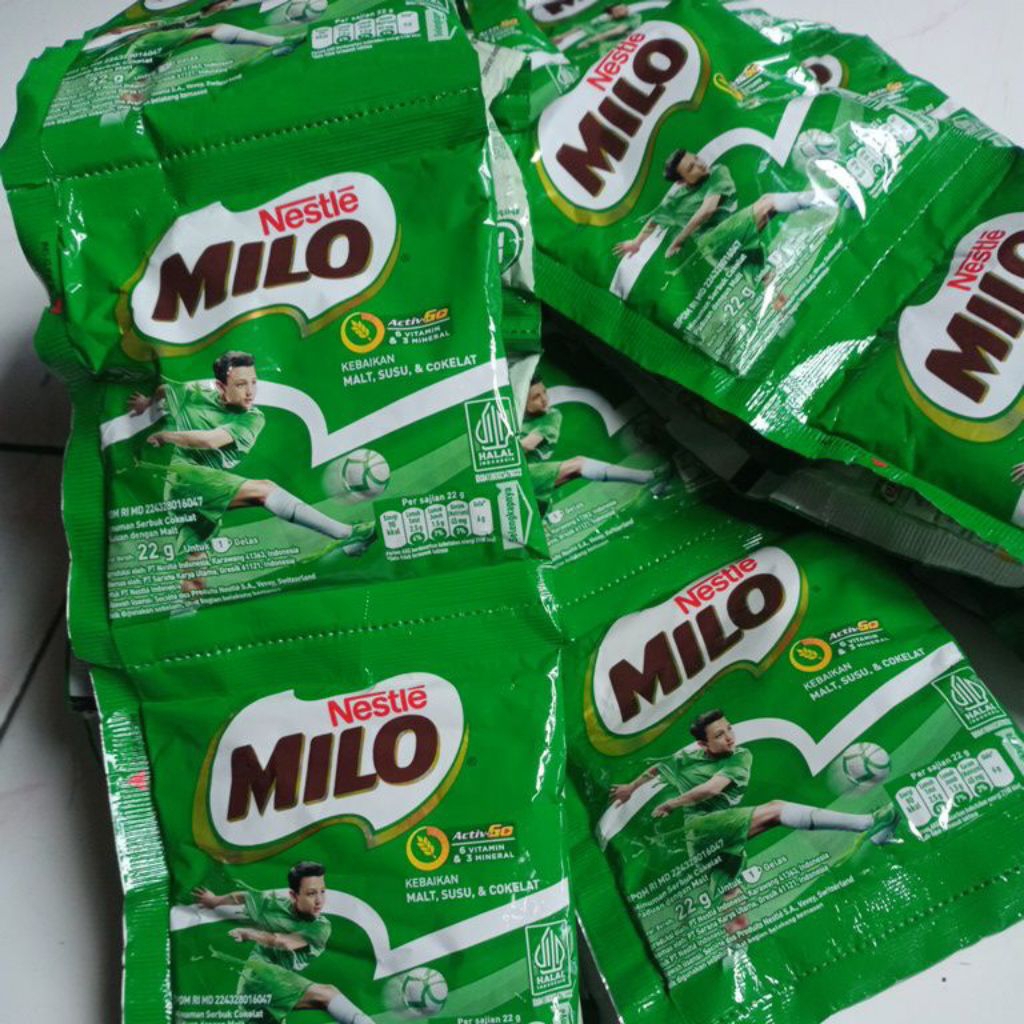 

Milo Nestle 22gram (min.pembelian 3 renteng)