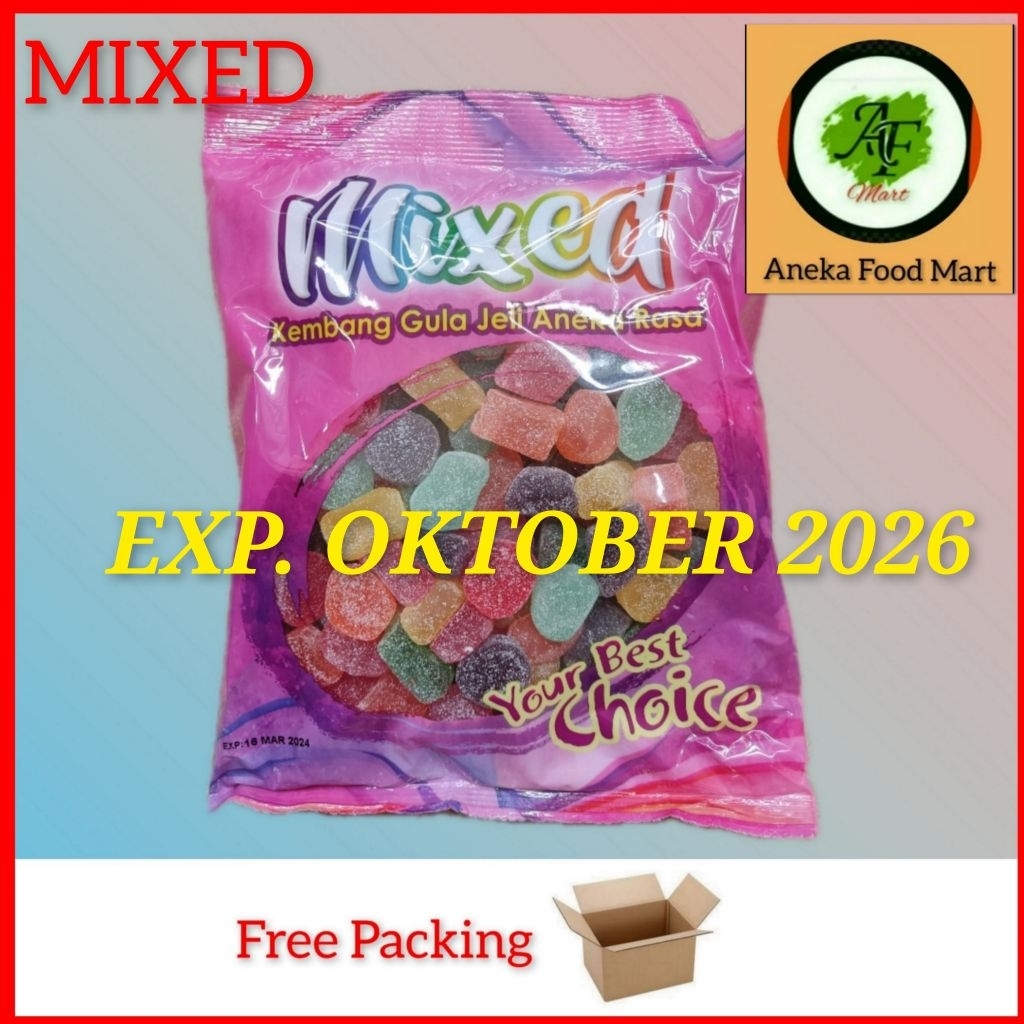 

Jelly waisun 1kg/ permen jelly/ mixed pastilles/ waisun jelly/ jelly malaysia