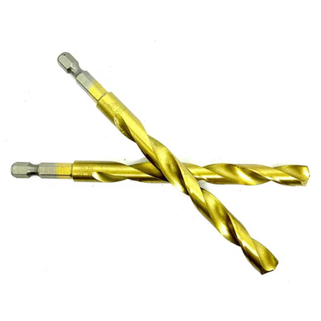 Bor Drill impact cordless hex shank 9.5 mm atau 3/8 bekas seken..Drill Bor 9.5mm