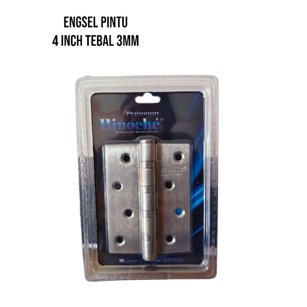 BINOCHE engsel 4inch tebal 3mm