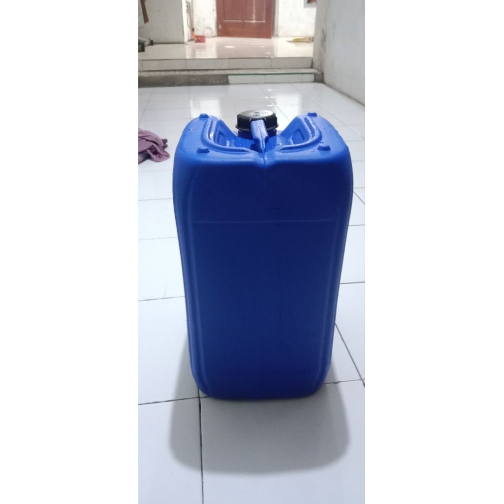 JERIGEN BIRU 25 LITER BEKAS 1 KALI PAKAI