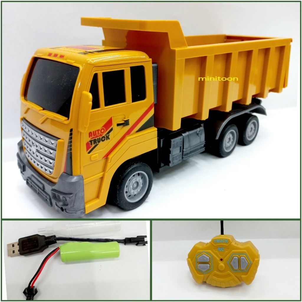 DUMP TRUCK Remote Control Mainan Mobil Remote Truk Pasir