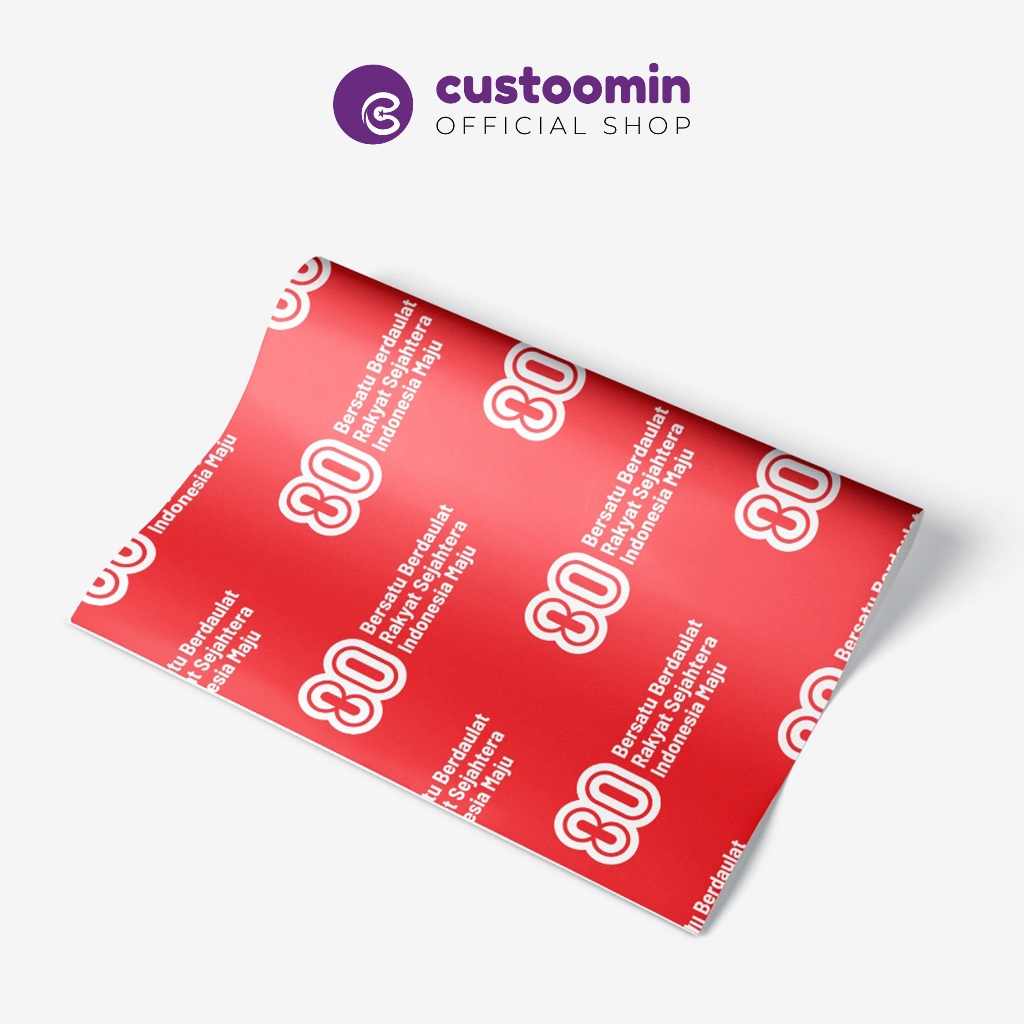 

Kertas Kado Edisi Kemerdekaan RI #Dirgahayu RI | Kertas Kado Estetik | Custoomin