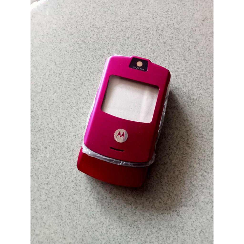 Casing fullset motorola v3 pink
