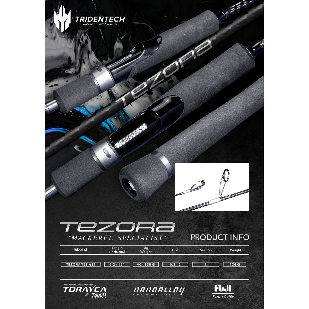 JORAN / ROD TRIDENTECH TEZORA MACKEREL SPECIALIST TZS-631 PE0.8-2