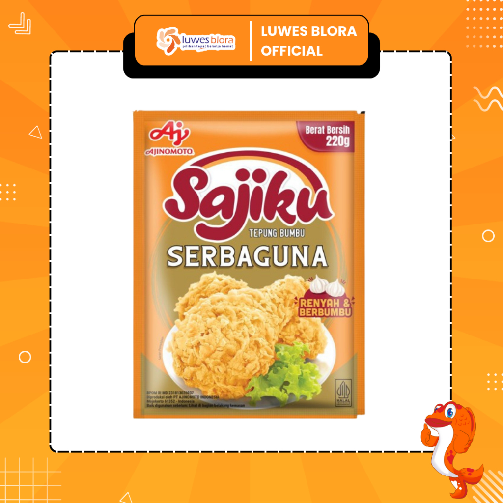 

Sajiku Tepung Bumbu Serbaguna 220g