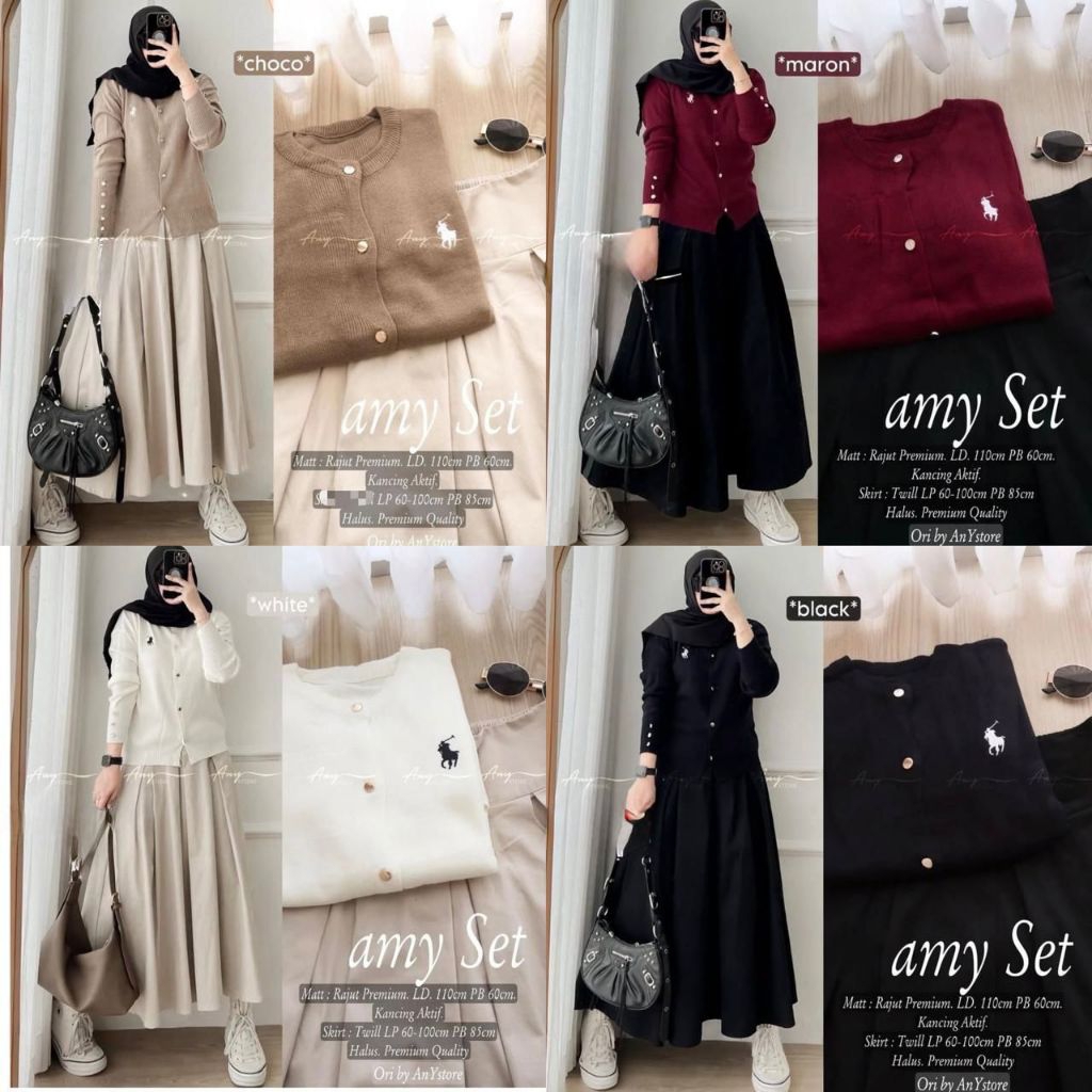 one set rok rajut✔️one set rajut, one set impor