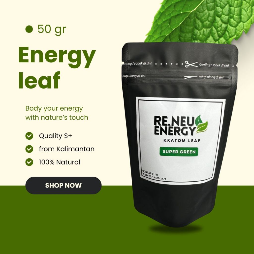 

Neu KTM leaf from nusantara kemasan 50gr,100gr terbaik