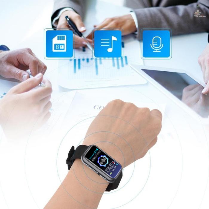 Perekam Suara Portable Mini Alat Rekam Audio - Model Gelang Tangan