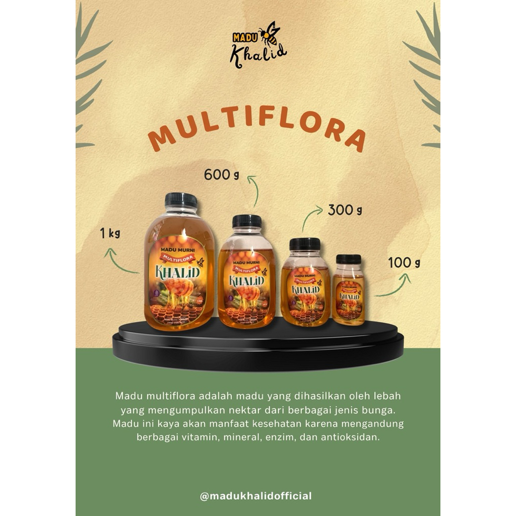

Madu Murni Multiflora Asli dari Perkebunan indonesia