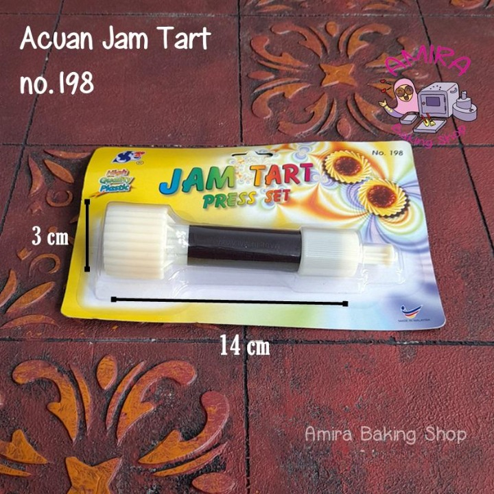 Acuan Kue Kering / Acuan Jam Tart Press No. 198 Import Malaysia