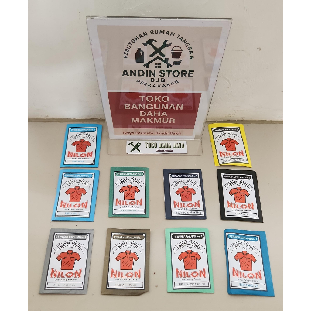 Pewarna Tekstil Wantex Nilon / Wantex Pewarna Pakaian
