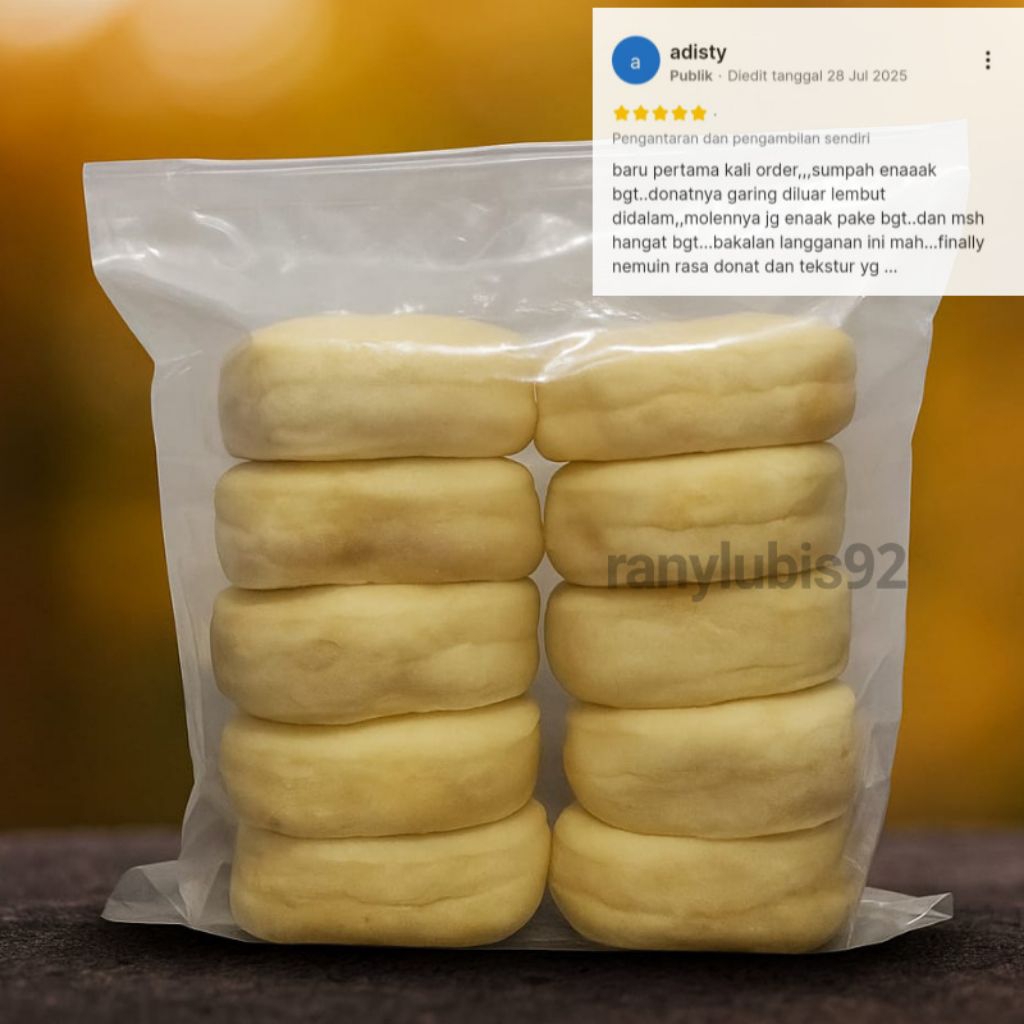 

Donat Kentang isi 10