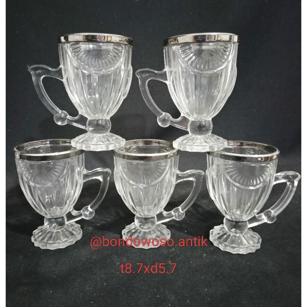 Gelas kristal Xicaras antik (5)