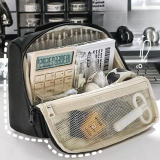 

Kasus pensil Kapasitas Besar, Kotak pensil Multi Lapisan, Tas Organizer Alat Tulis Sekolah, Pouch stationery sekolah, Tas perlengkapan sekolah