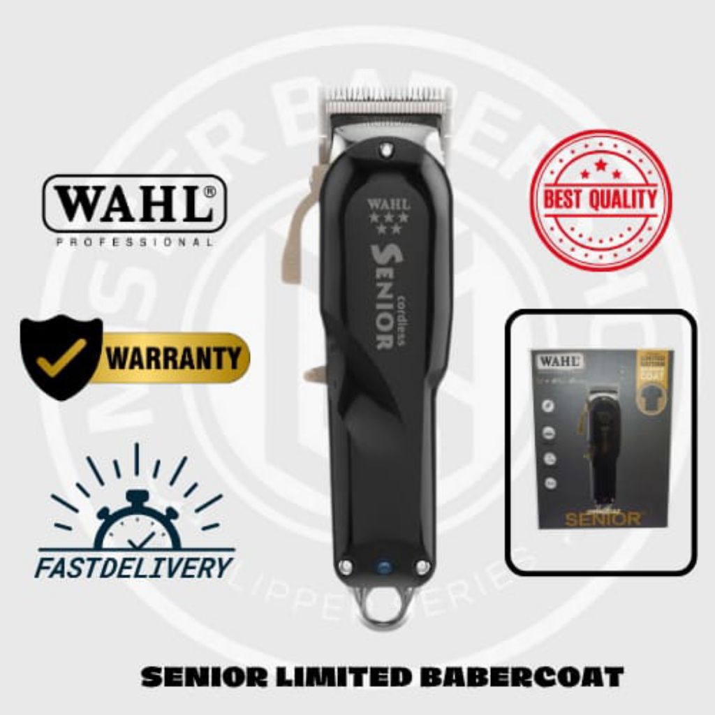 Whal 5 Star Senior Cordless Babercoat Clipper - Alat Cukur, Alat Potong Rambut / WAHL ORIGINAL BERGA