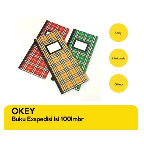 

Buku Tulis Hard Cover Expedisi / Ekspedisi Okey 100 Lbr *