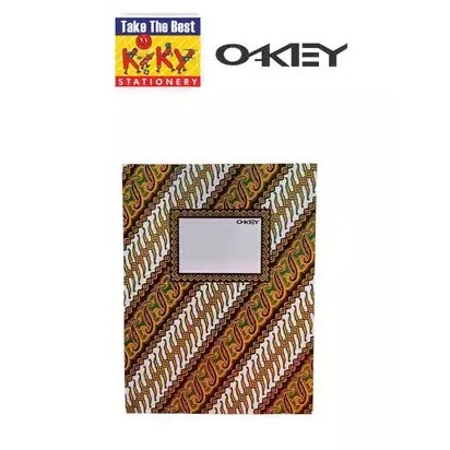 

Buku Hard Cover Kwarto Glossy OKEY isi 100 Lbr