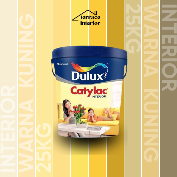 Cat Tembok Dulux Catylac Interior Warna Kuning 25KG