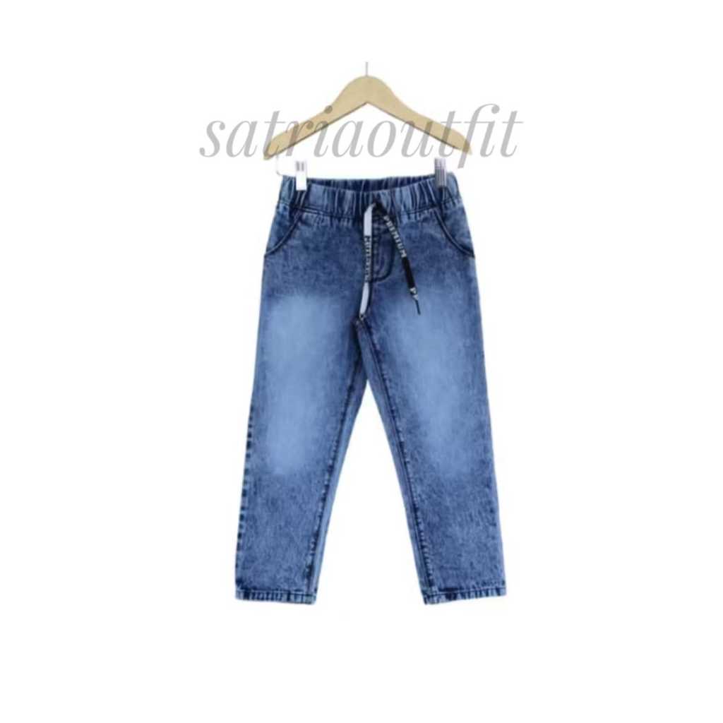 Label Jeans Panjang Skena Anak Perempuan umur 3-12 tahun
