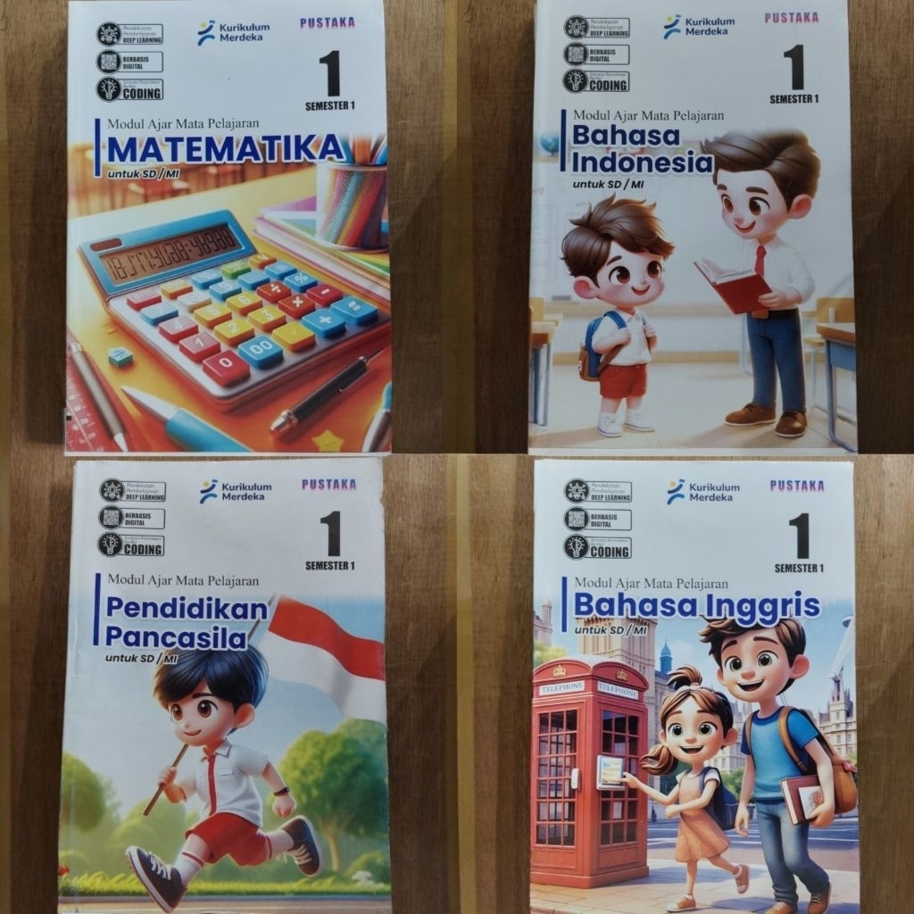 [LKS Pustaka] Kurikulum Merdeka SD/MI Kelas 1 Semester 1