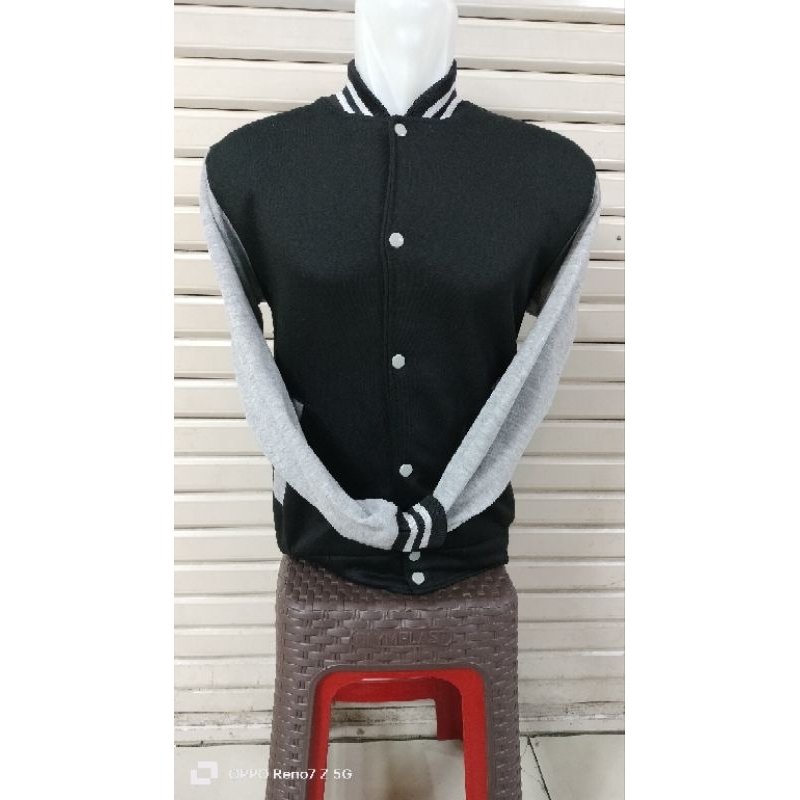 jaket parsiti bahan katun fleece