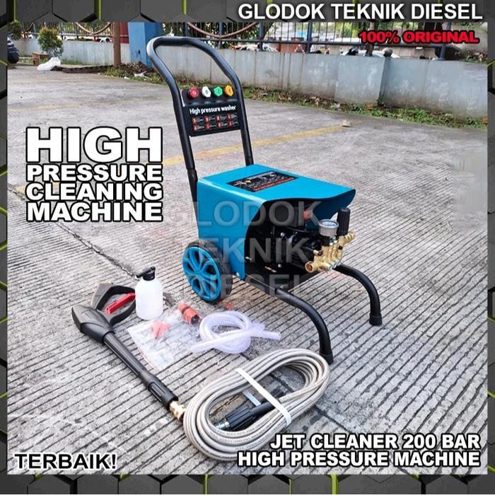 Mesin Steam Cuci Tekanan Tinggi 200 Bar Motor & Mobil Jet Cleaner Washing High Pressure Cleaning Mac